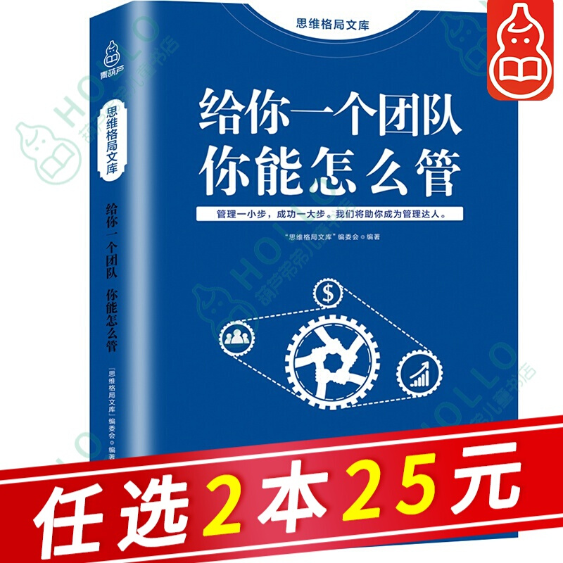 思维格局文库 给你一个团队你能怎么管 企业管理经营书 手把手教你打造领导力企业团队