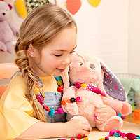 美国btoys比乐可爱床上毛绒玩具玩偶娃娃公仔小兔子小熊儿童安抚六一儿童节礼物 棕色小熊 20厘米-29厘米