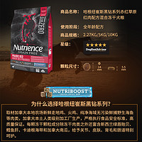 加拿大哈根纽翠斯（Hagen Nutrience）黑钻系列红肉犬粮鲜鸡肉北湖鸭配方无谷冻干狗粮22磅 红肉冻干全犬粮22磅 保质期6个月以上