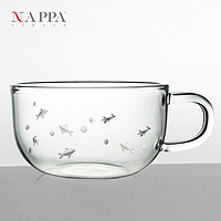 NAPPA 新品 纯粹系列 手工刻花 矮款花茶杯 果汁杯 250ML