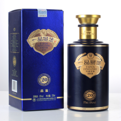 景芝一品景芝白酒芝香20品鉴酒53度375ml白酒光瓶