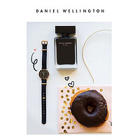 Daniel Wellington 丹尼尔惠灵顿 dw手表女 28mm黑色织纹女表时尚腕表