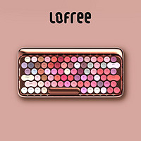 LOFREE 洛斐 玫瑰金绽放 手机电脑无线蓝牙机械茶轴口红键盘 （499元/件）