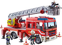playmobil 摩比世界 9463 機場消防車 聲光板