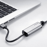 ThinkPad 思考本 LRA1 USB轉RJ45拓展塢 0.15m 灰色