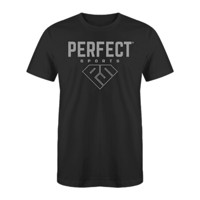 Perfect Sports Tee健身T恤黑色M码衣服