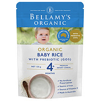 BELLAMY'S 贝拉米 有机米粉 澳版 1段 原味 125g
