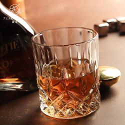 杯子玻璃杯_极礼玻璃杯家用啤酒杯雕花洋酒杯威士忌杯