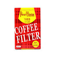 SOCONA 咖啡滤纸 滴漏式咖啡机 103手冲过滤纸 纯白 3-7人份 40张入