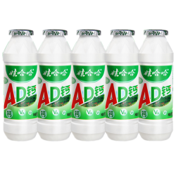 wahaha娃哈哈ad钙奶含乳饮料100g5瓶