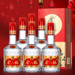 金六福中国福酒金六福50度浓香型纯粮白酒500ml6