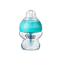 汤美星 感温防胀气150毫升玻璃奶瓶（配慢流量奶嘴）新生儿宽口径奶瓶