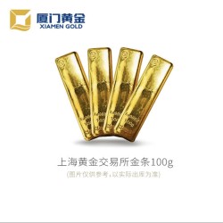 xiamengold厦门黄金投资金条100克au9999