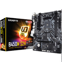 GIGABYTE 技嘉 B450M S2H MATX主板（AMD AM4、B450）