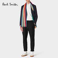 Paul Smith男士艺术条纹针织围巾2021新品