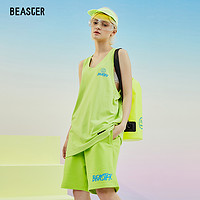 BEASTER 小恶魔  SS/19SS31 夏季新款情侣潮牌荧光绿休闲宽松短袖