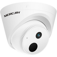 水星网络 MERCURY 摄像头300万H.265+室内监控POE供电红外网络监控套装夜视高清监控设备摄像机 MIPC3312P-2.8