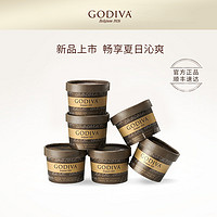 GODIVA 歌帝梵 杯裝比利時黑巧克力冰淇淋6杯