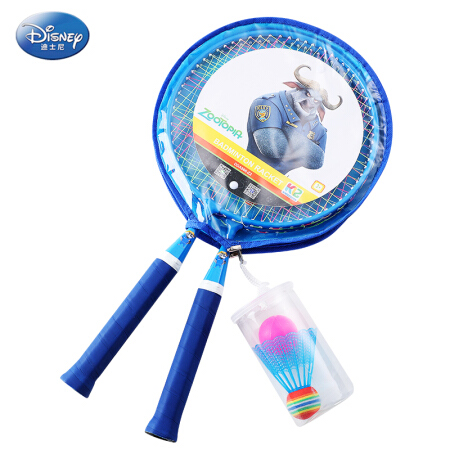 迪士尼（Disney）DDA966-Z2 儿童羽毛球拍合金亲子互动玩具 牛局长深蓝