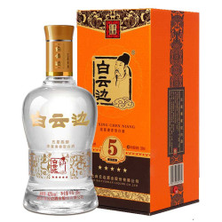 plus会员白云边五星陈酿42度浓酱兼香型白酒500ml