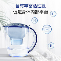 LANDUN 藍盾 凈水壺  凈化水質 去除余氯智能弱堿性除垢2.5L（一壺一芯）