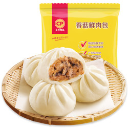 cp 正大食品 正大(cp) 香菇鲜肉包 1.02kg 12个 包子馒头 香菇猪肉