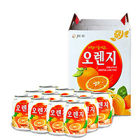 众缘金香子 韩国进口九日饮料 橙汁238ml12罐