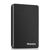 Newsmy 紐曼 500GB 移動硬盤 清風金屬系列 USB3.0 2.5英寸 黎明黑 112M/S 低功耗高速度