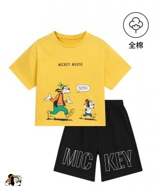 Disney baby 男童短袖短裤套装