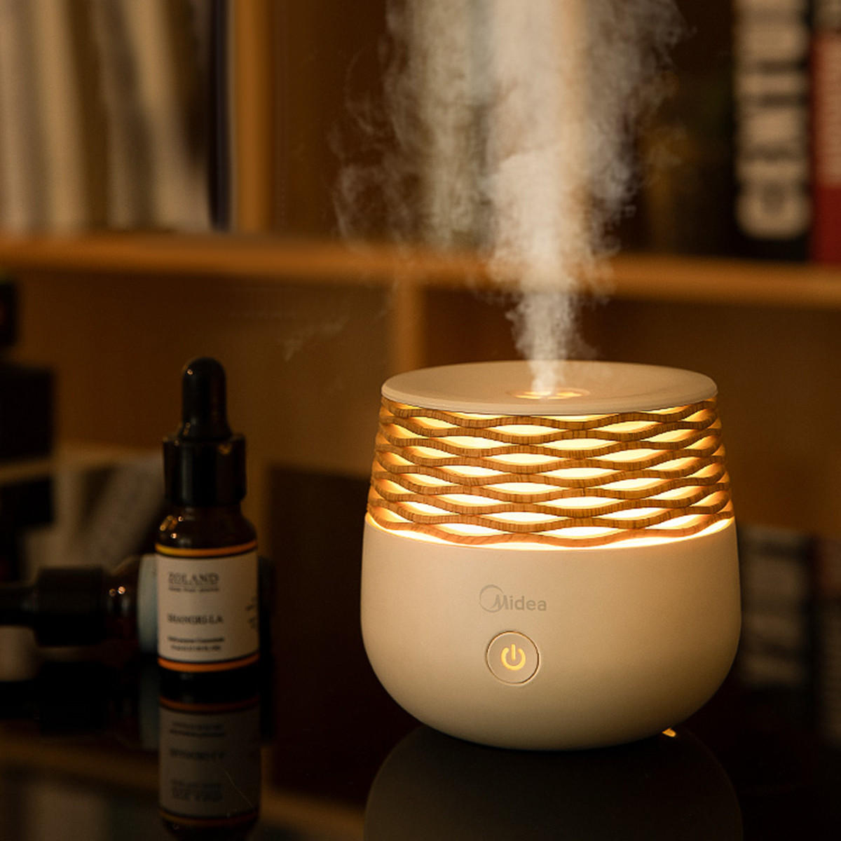 美的加湿器怎么样 七タ不知道送什么礼物看看这个高颜值香薰灯_什么值