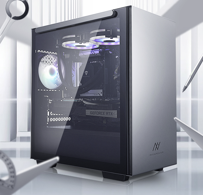 MACHENIKE 机械师 创物者M 台式电脑主机 （i3-10100、8GB、256G SSD）