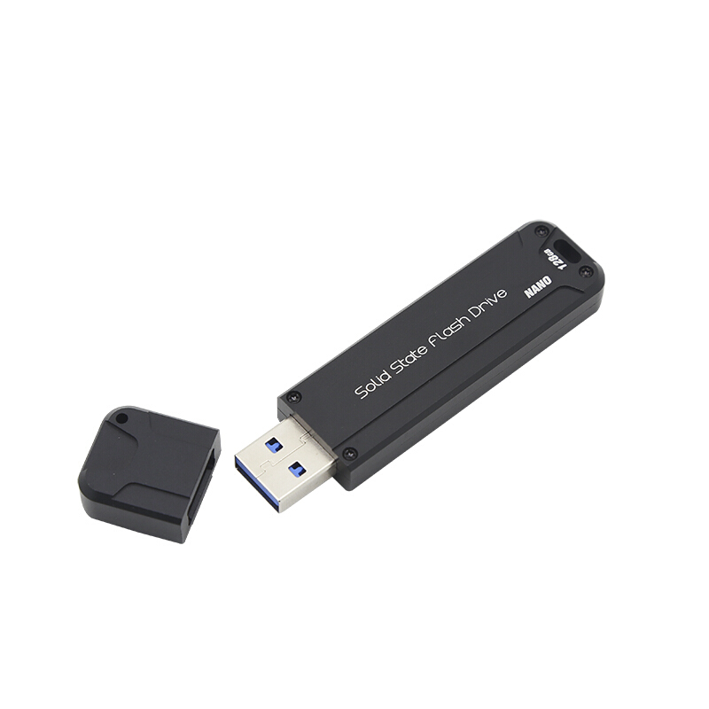 CHIPFANCIER NANO USB 3.1 GEN2 固态U盘 黑色 256GB Type-C/Type-A双口