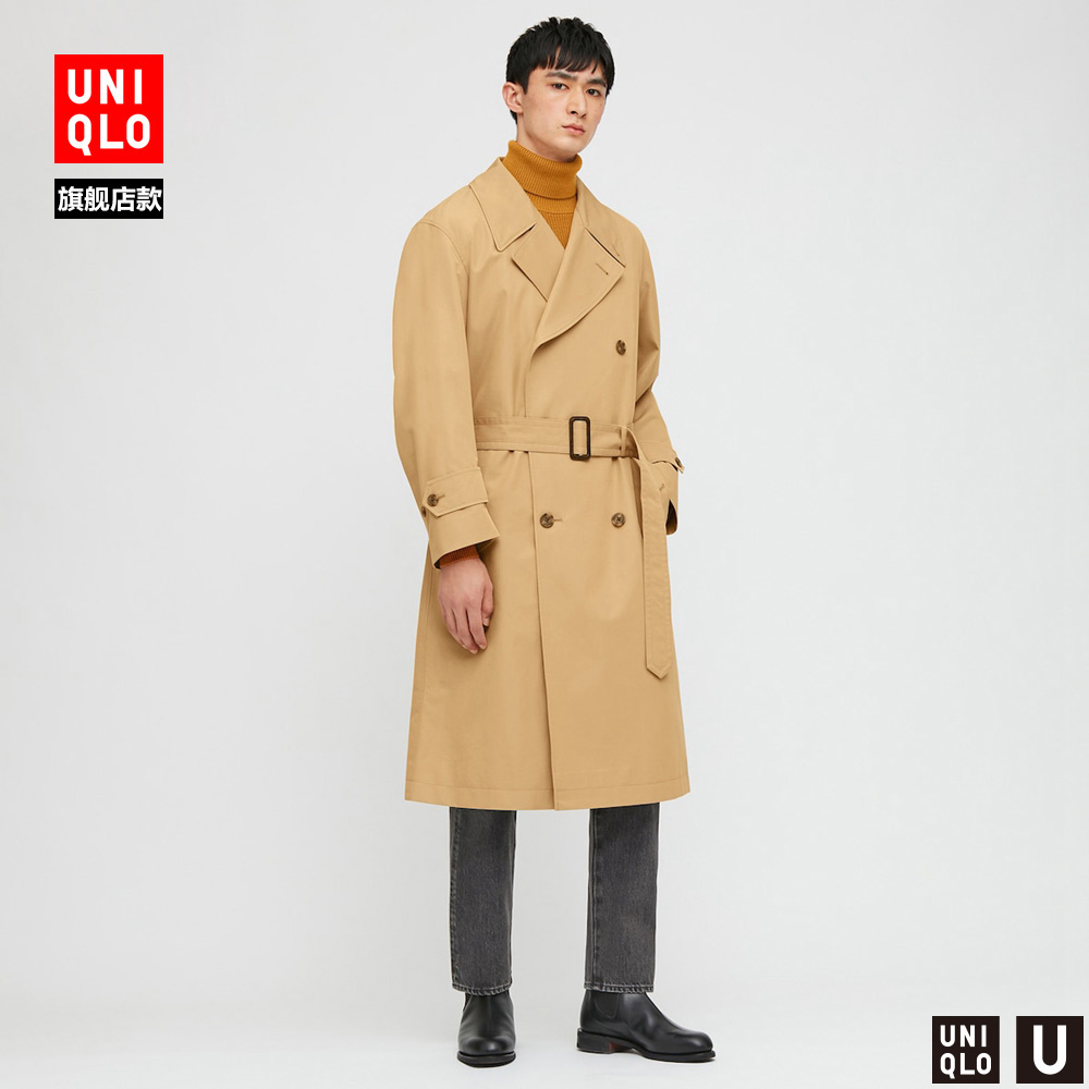 优衣库 男装 风衣(外套) 431339 UNIQLO（165/84A/S、08 深灰色）