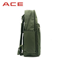 ACE双肩背包书包 休闲男包旅行包 商务背包电脑包亨博（卡其色（大号））