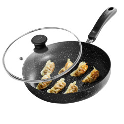 supor 苏泊尔 平底锅家用麦饭石不粘锅煎锅煎牛排蛋饼锅燃气灶电磁炉