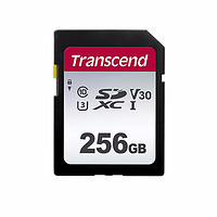 Transcend 創見 SDXC/SDHC 300S SD存儲卡 256GB（UHS-I、V30、U3）