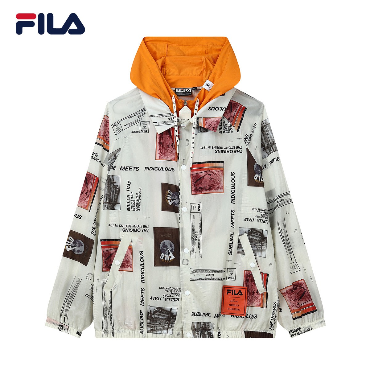 FILA 斐乐 MIHARA F11M123702F 男士运动外套