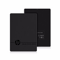 HP 惠普 P600 USB 3.1 移动固态硬盘 Type-C 500GB 黑色