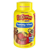 黑卡会员：L'il Critters 儿童复合维生素小熊软糖 190粒