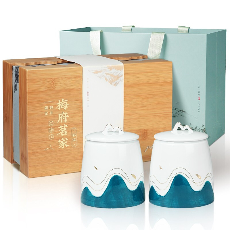 梅府茗家 特级 彩泫 狮峰龙井 150g 礼盒装