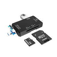 SANTIAOBA 叁條捌 USB高速读卡器 多功能读卡器OTG 支持手机单反相机行车记录仪内存卡