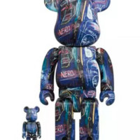 HOWstore Basquiat巴斯奎特七代 Bearbrick 1000%400%100% 积木熊