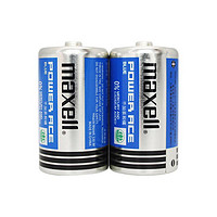 maxell 麥克賽爾 1號電池碳性大號干電池藍錳2節裝 熱水器煤氣灶燃氣灶手電筒兒童玩具R20