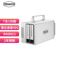 铁威马 Terra Master TD2 Thunderbolt3 Plus7合1雷电3 扩展坞 磁盘阵列 硬盘盒