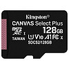 Kingston 金士頓 SDCS2系列 Micro-SD存儲卡 128GB