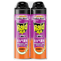 Raid 雷達蚊香 雷達(Raid) 殺蟲劑噴霧 550ml*2瓶 香甜橙花香型 殺蟑 殺蟲氣霧劑