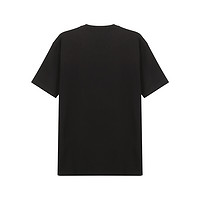 纪梵希 GIVENCHY 男士棉质圆领短袖T恤 BM71123002 001 黑色LOGO印花图案 XL