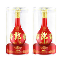 LANGJIU 郎酒 紅花郎十五（15）53度醬香型白酒 53度 500mL 2瓶