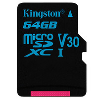 Kingston 金士顿 SDCG3 Micro-SD存储卡 64GB（UHS-I、V30）