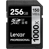 Lexar 雷克沙 1000X SD存储卡 256GB（UHS-II、U3）